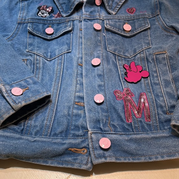 Disney Childs Jean Jacket size 4 like new - Picture 3 of 5